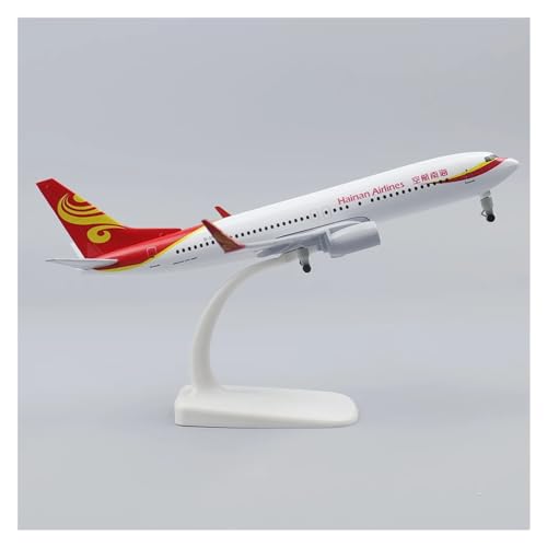RIBONI Für B737 20 cm 1:400 Legierung Metall Simulation Luftfahrt Modell Geschenk (Color : Hainan Airlines) von RIBONI
