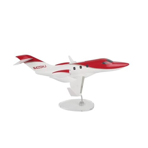 RIBONI Für HondaJet Red Business Jet Plane Display Collection Im Maßstab 1:32, Flugzeugmodell von RIBONI