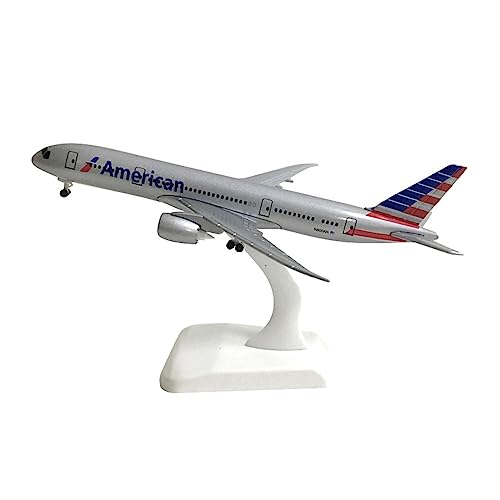 RIBONI Für Pan Am Boeing 747 Flugzeugmodell, Druckguss-Metallflugzeug, B747 18–20 cm Flugzeugmodell (Color : America B787) von RIBONI