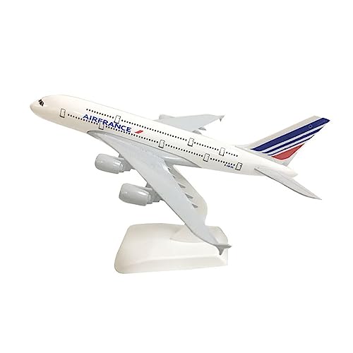 RIBONI Für Pan Am Boeing 747 Flugzeugmodell, Druckguss-Metallflugzeug, B747 18–20 cm Flugzeugmodell (Color : France A380) von RIBONI