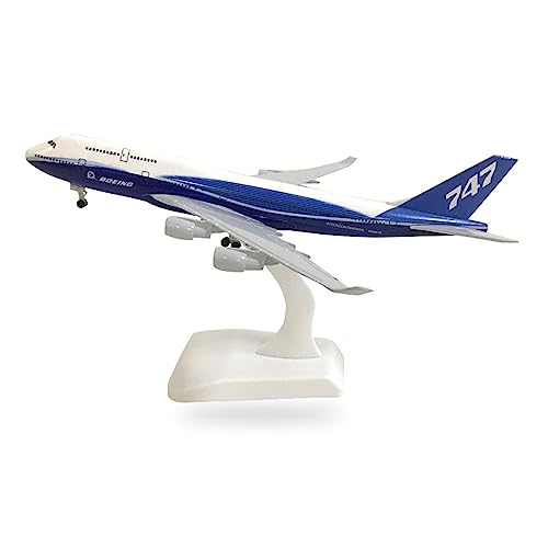 RIBONI Für Pan Am Boeing 747 Flugzeugmodell, Druckguss-Metallflugzeug, B747 18–20 cm Flugzeugmodell (Color : Original B747) von RIBONI