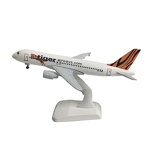RIBONI Für Pan Am Boeing 747 Flugzeugmodell, Druckguss-Metallflugzeug, B747 18–20 cm Flugzeugmodell (Color : Tiger A320) von RIBONI
