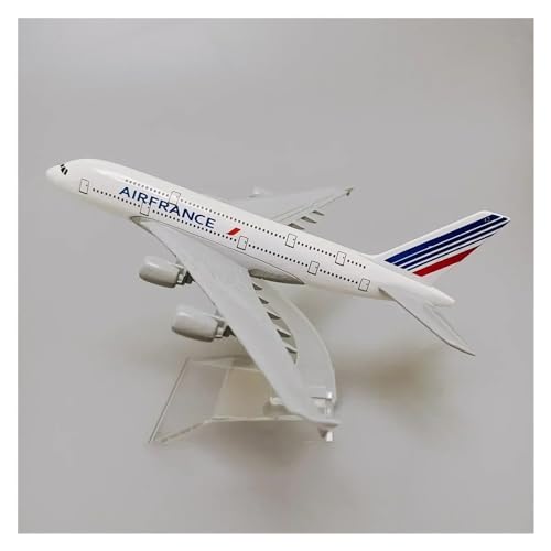 RIBONI Für Russian Airlines A330 Airbus Druckgussflugzeug Modellflugzeug Modellflugzeug 16 cm Legiertes Metall (Color : France A380) von RIBONI