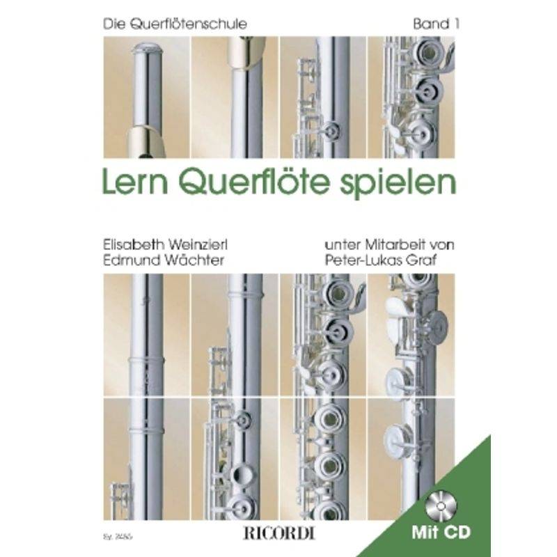 Lern Querflöte spielen, m. Audio-CD.Bd.1 von RICORDI