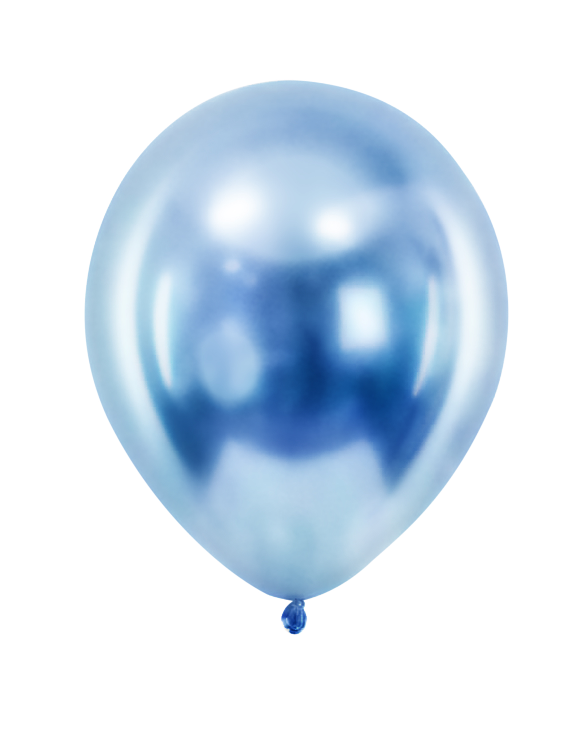 100 Mini Latexballons Metallic Blau 13 cm von RIETHMULLER