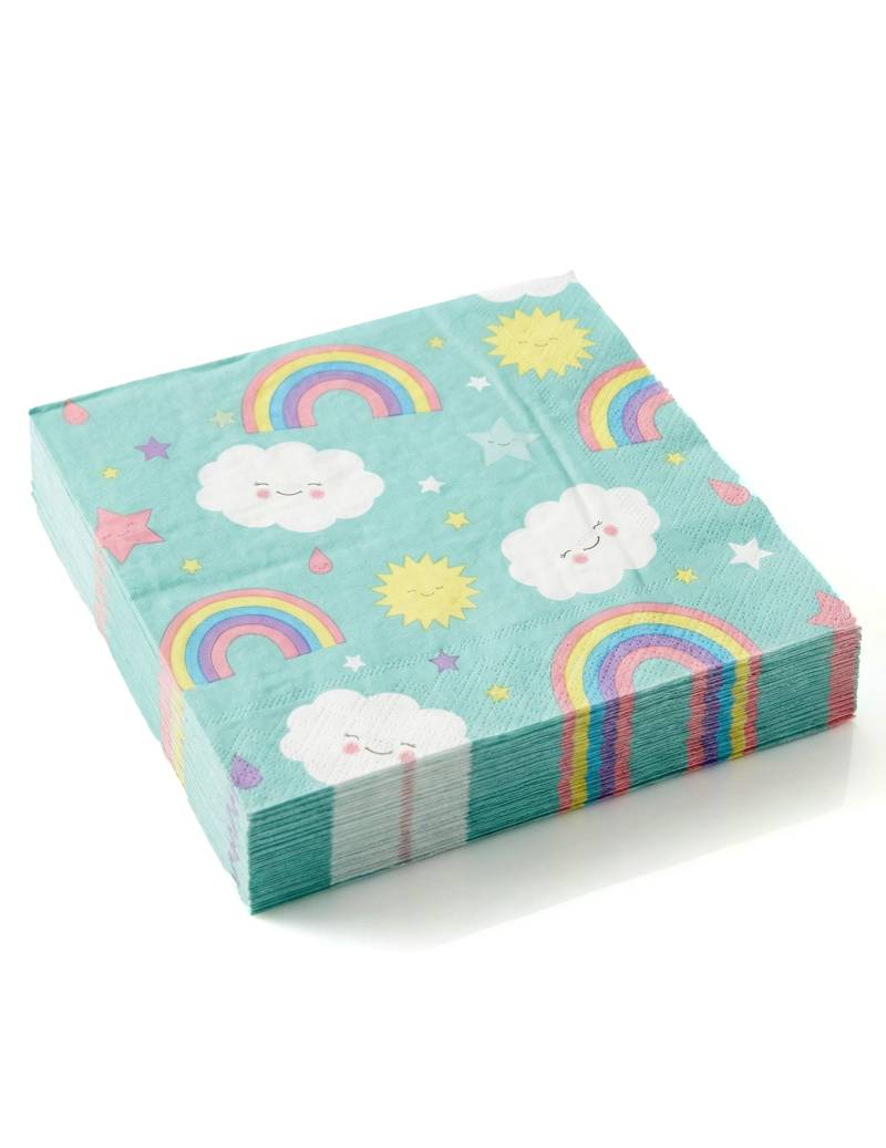 20 Servietten Wolke Mint 33 x 33 cm von RIETHMULLER