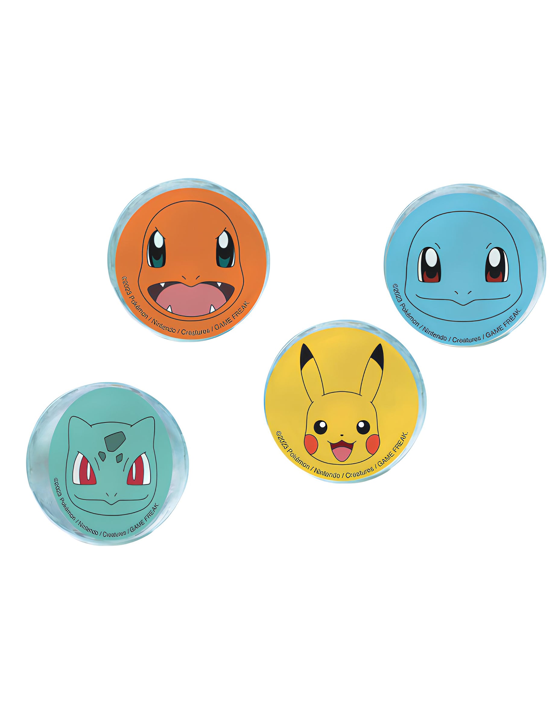 4 Flummis Pokémon 4 cm von RIETHMULLER