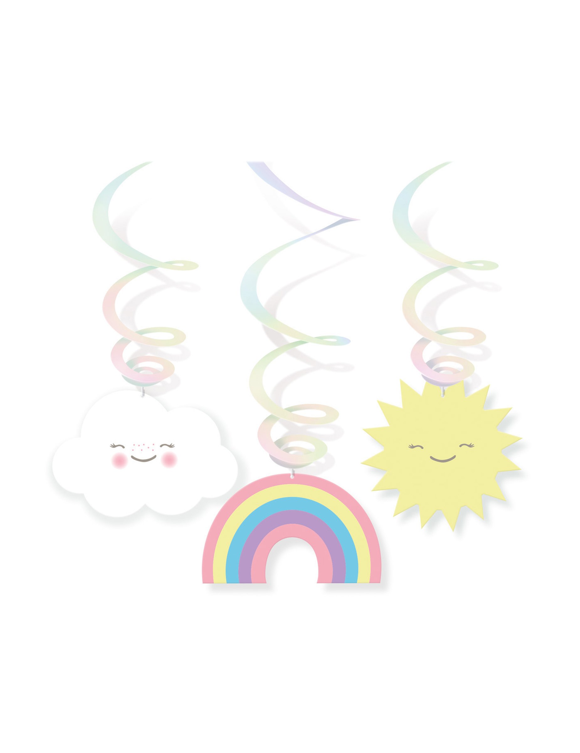 6 Hängedeko Spiralen Wolke von RIETHMULLER