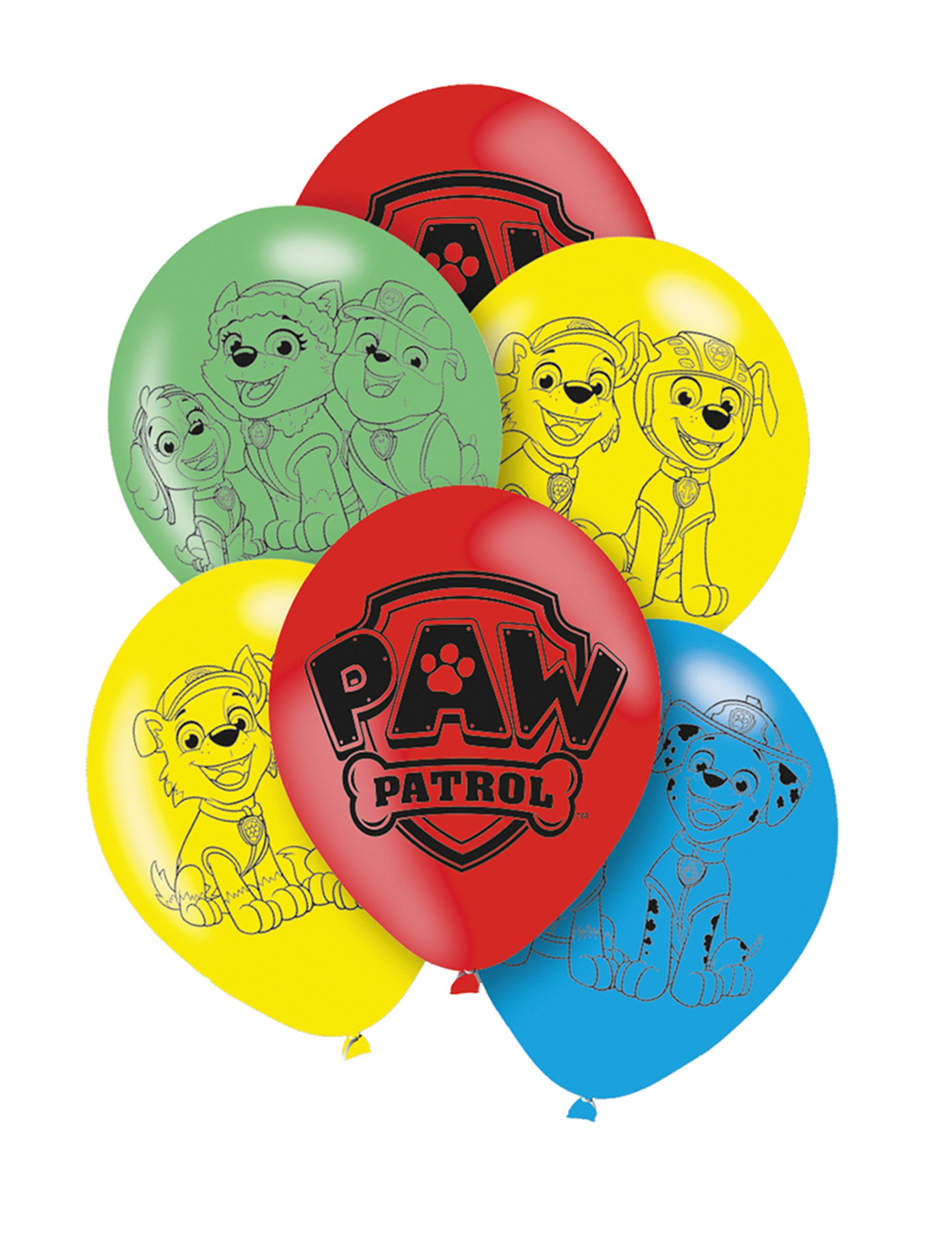6 Latexballons Paw Patrol 27,5 cm 6 Latexballons Paw Patrol 27,5 cm von RIETHMULLER