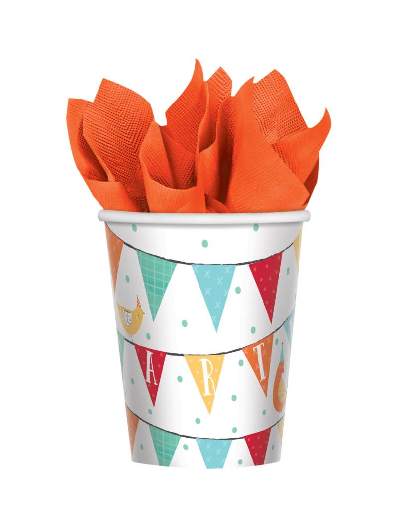 8 Pappbecher Bauernhof 250 ml 8 Pappbecher Bauernhof 250 ml von RIETHMULLER