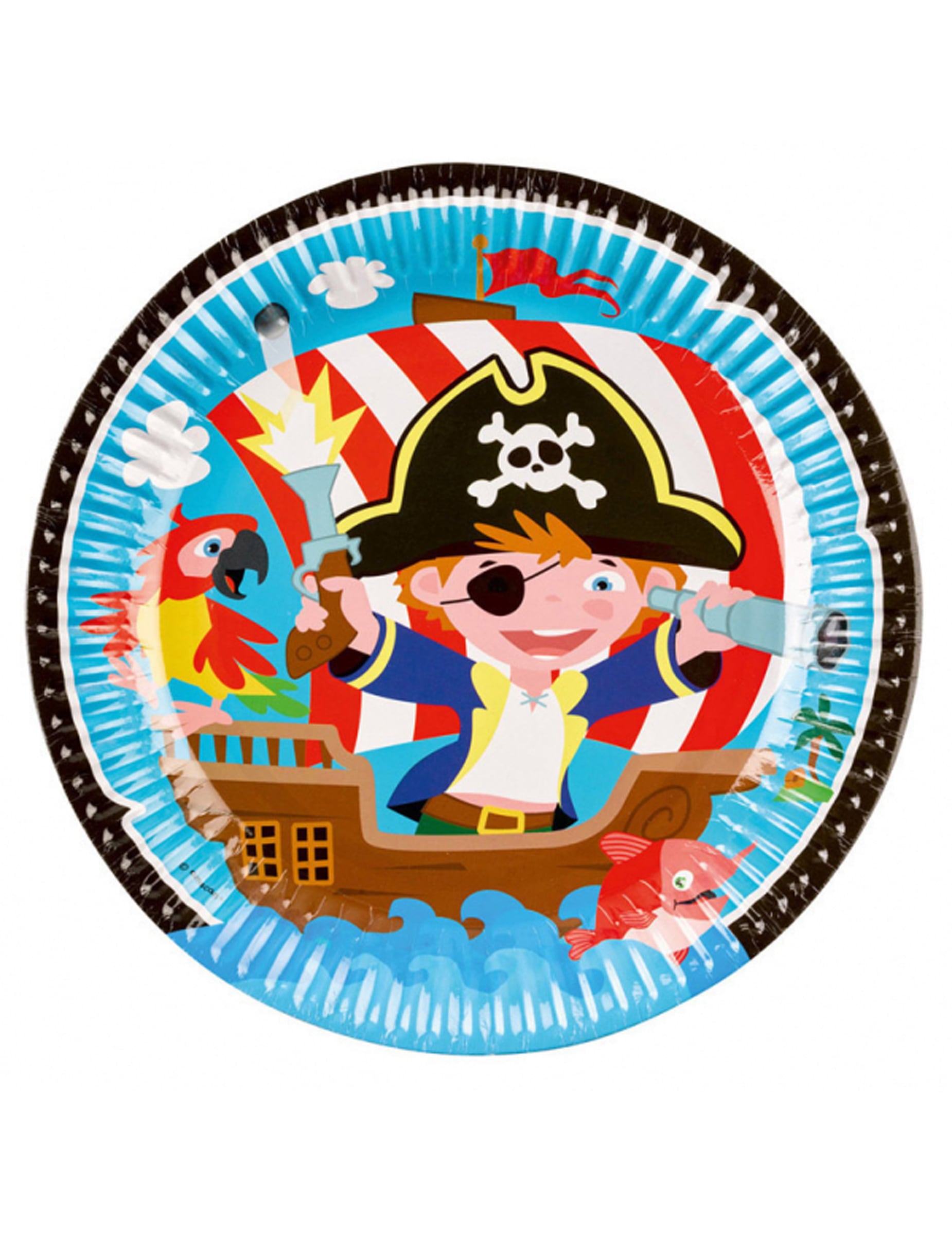 8 Pappteller Pirat Kleiner Matrose 23 cm für Kindergeburtstag 8 Pappteller Pirat Kleiner Matrose 23 cm für Kindergeburtstag von RIETHMULLER