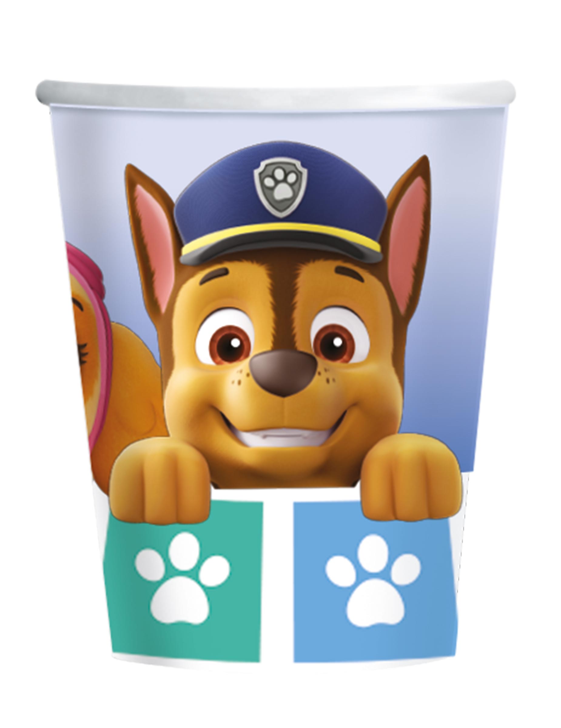 8 Paw Patrol Pappbecher 250 ml von RIETHMULLER