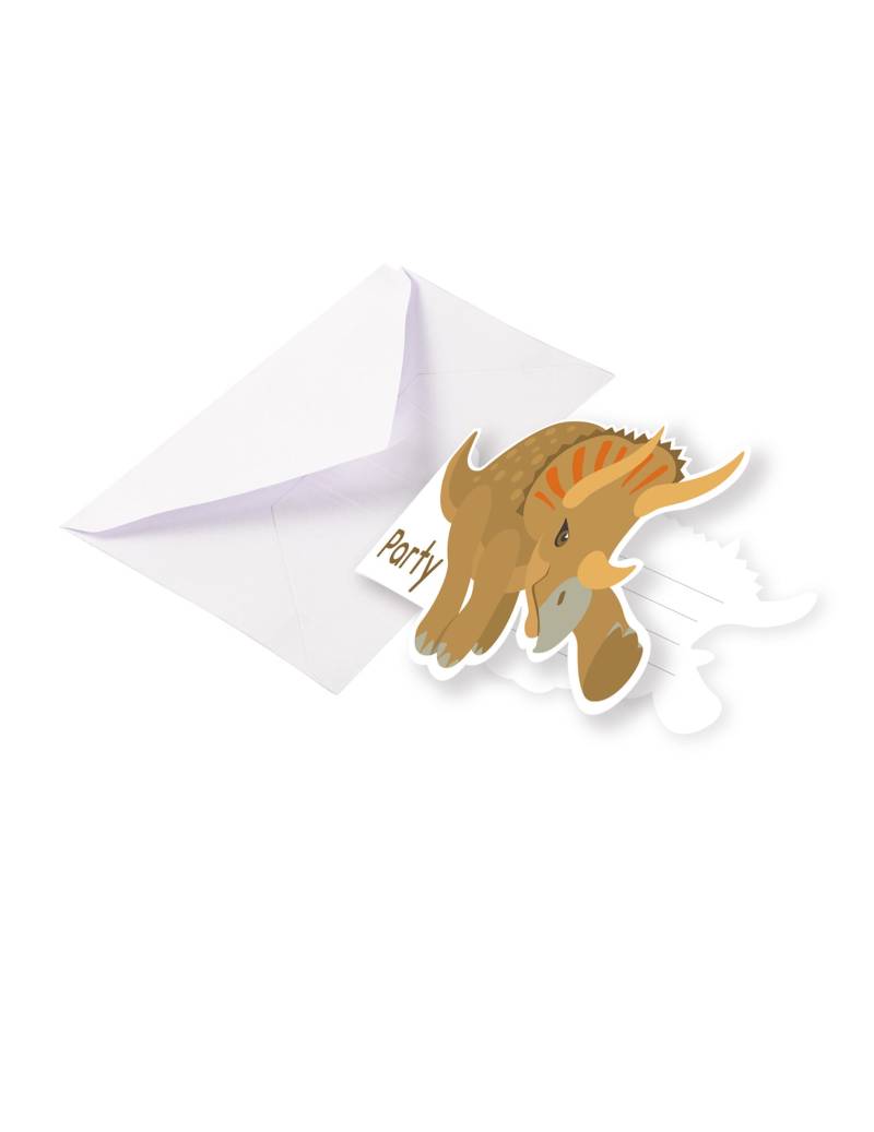 8 Triceratops Einladungskarten mit Umschlägen Große Dinosaurier Party 8 Triceratops Einladungskarten mit Umschlägen Große Dinosaurier Party von RIETHMULLER