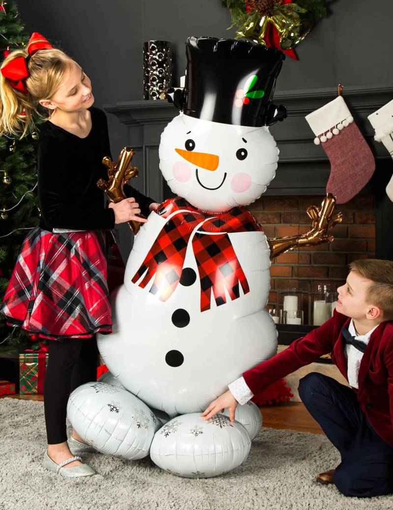 AirLoonz Ballon Schneemann 88 x 139 cm von RIETHMULLER
