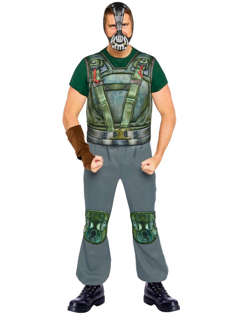 Bane Kostüm für Erwachsene Batman grün-grau von RIETHMULLER