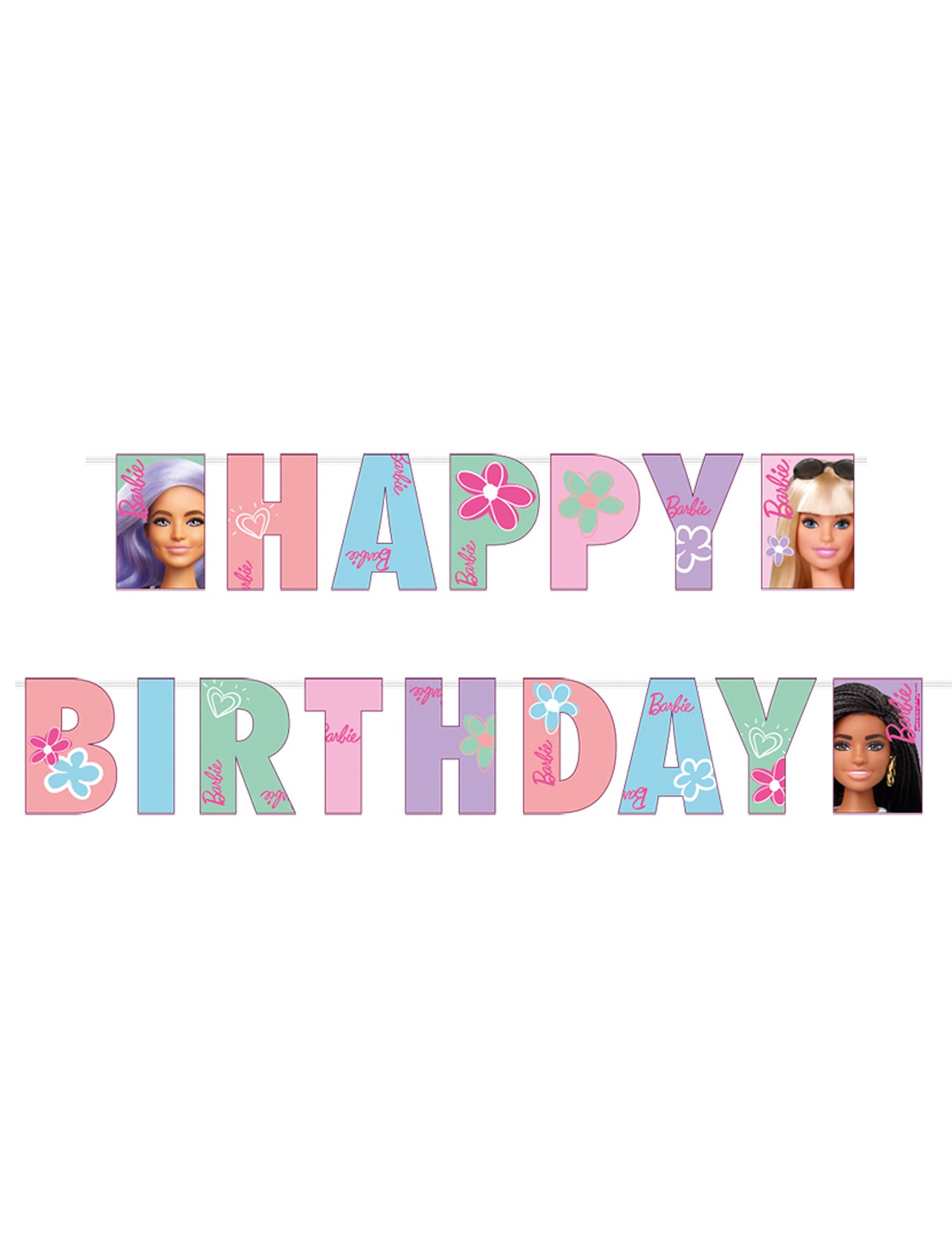 Banner Happy Birthday Barbie Sweet Life Papier 180 x 15 cm Banner Happy Birthday Barbie Sweet Life Papier 180 x 15 cm von RIETHMULLER