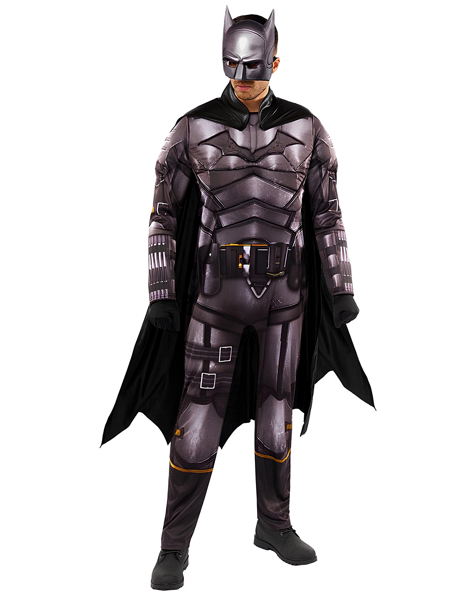 Batman Luxus Kostüm Herren grau-schwarz von RIETHMULLER