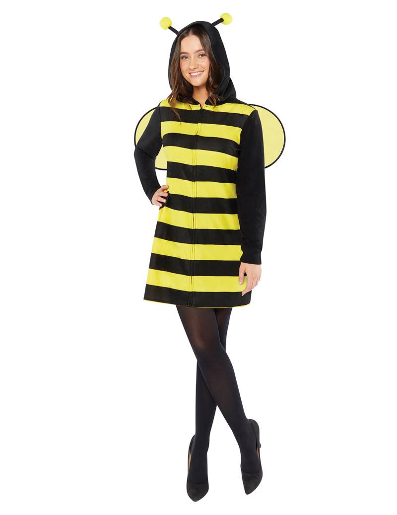 Biene Damenkostüm Polarfleece mit Flügeln Biene Damenkostüm Polarfleece mit Flügeln von RIETHMULLER