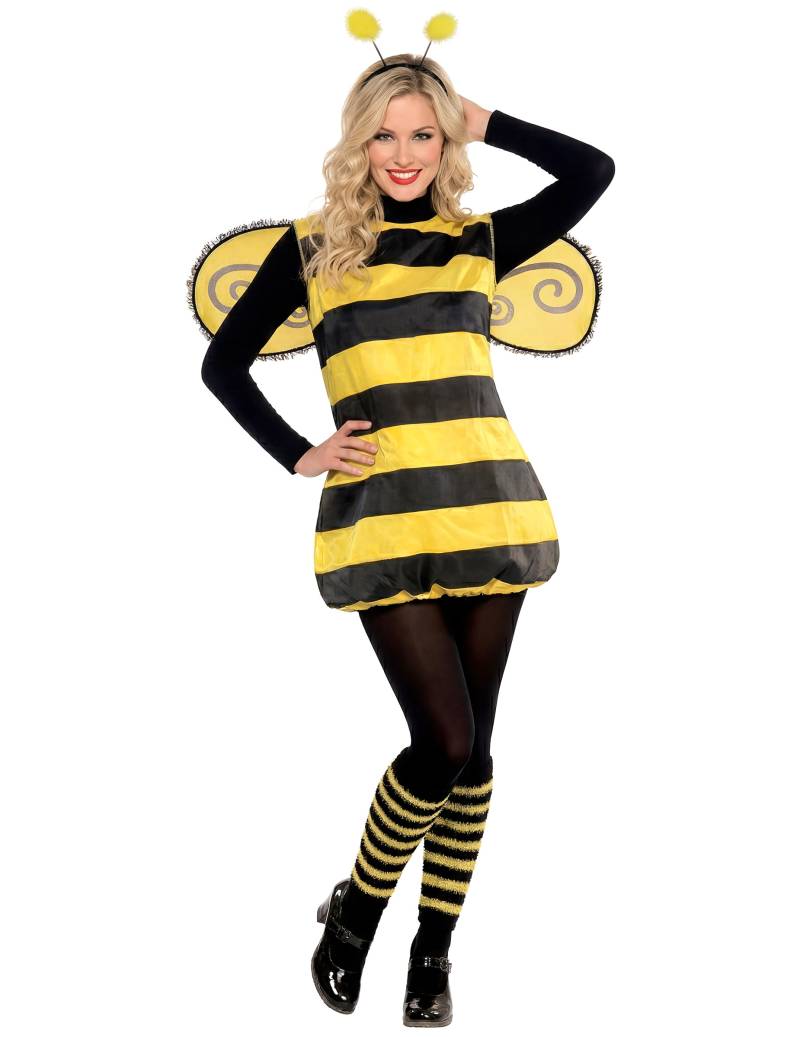 Bienenkostüm für Damen gelb-schwarz von RIETHMULLER