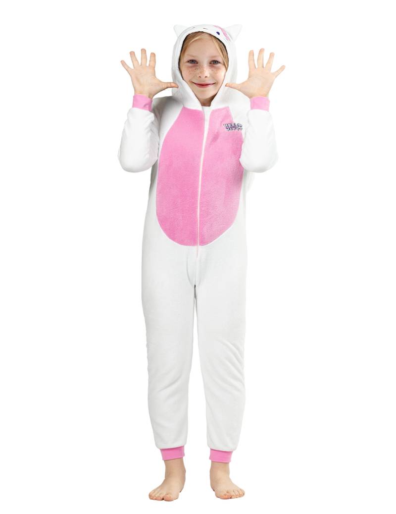 Hello Kitty Kinderkostüm Overall weiß-rosa von RIETHMULLER