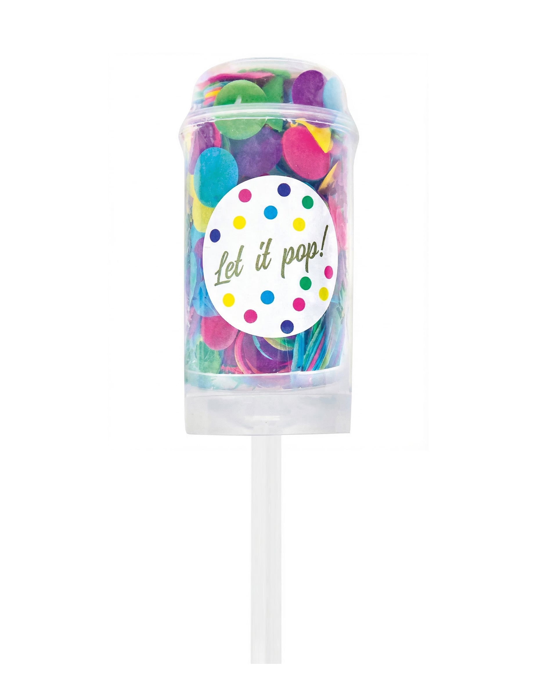 Konfetti-Kanone Bunt Push Pop 18 cm Konfetti-Kanone Bunt Push Pop 18 cm von RIETHMULLER
