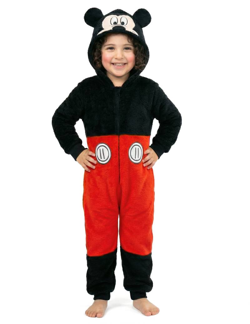 Mickey Kinder-Overall schwarz-rot von RIETHMULLER