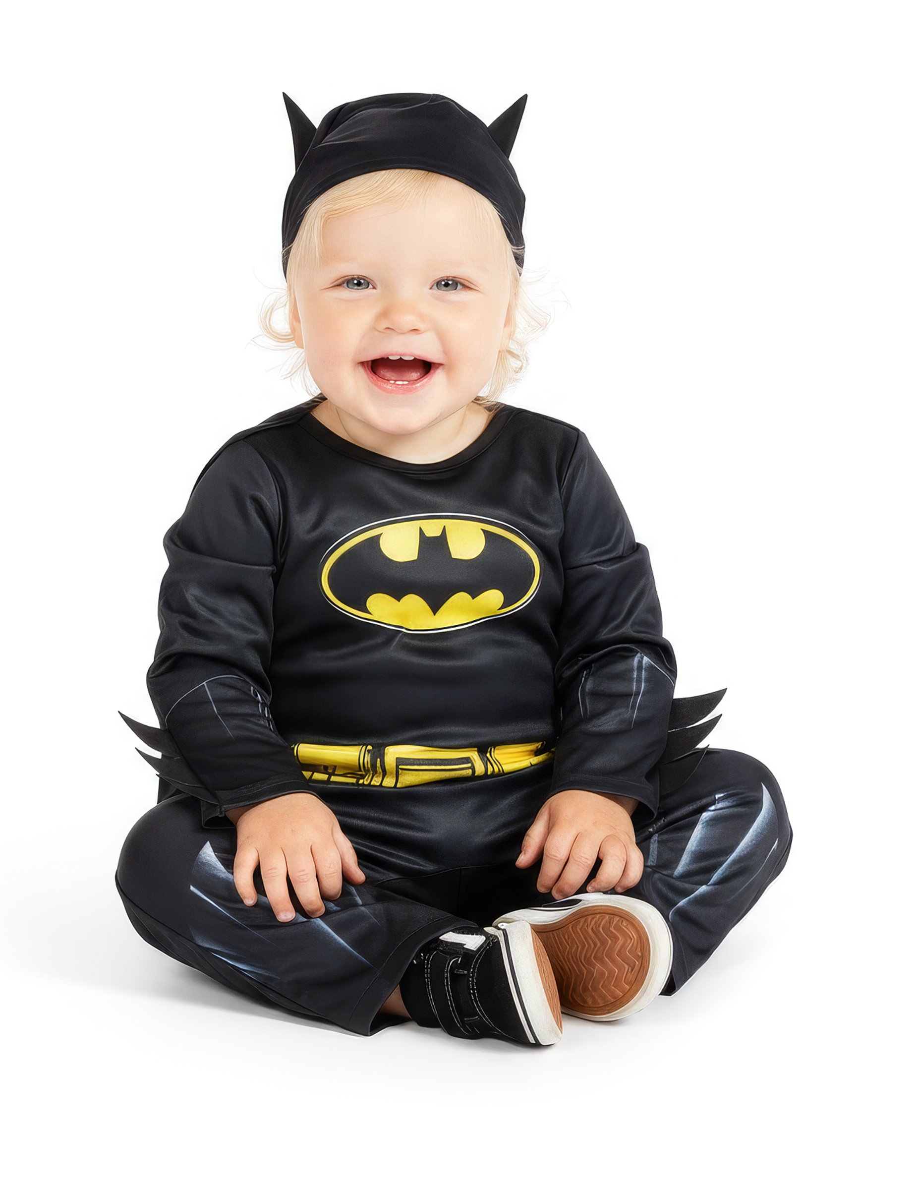 Offizielles Batman-Kostüm für Babys schwarz-gelb Offizielles Batman-Kostüm für Babys schwarz-gelb von RIETHMULLER