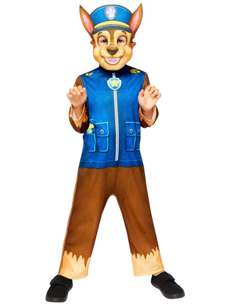 Offizielles Chase-Kinderkostüm Paw Patrol braun-blau von RIETHMULLER