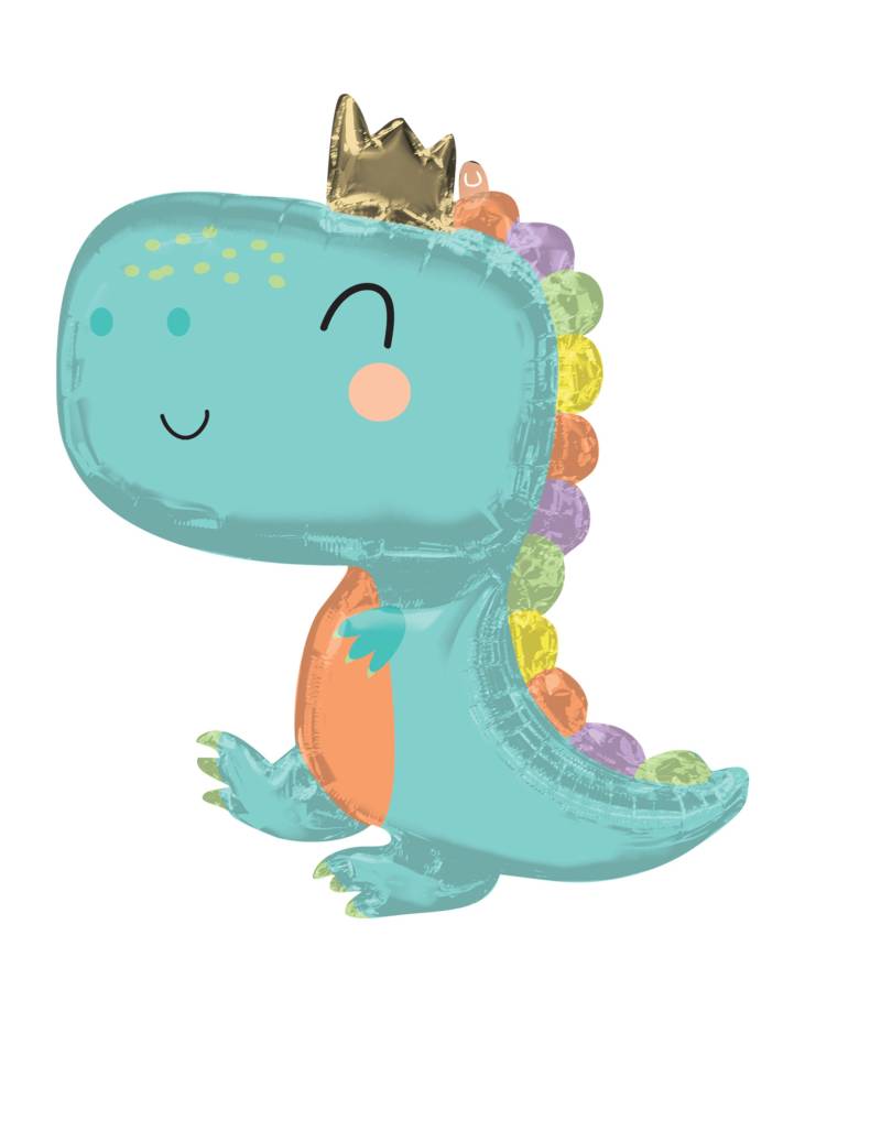 Pastel Dinosaurier Baby Folienballon 76 x 78 cm für Geburtstage Pastel Dinosaurier Baby Folienballon 76 x 78 cm für Geburtstage von RIETHMULLER
