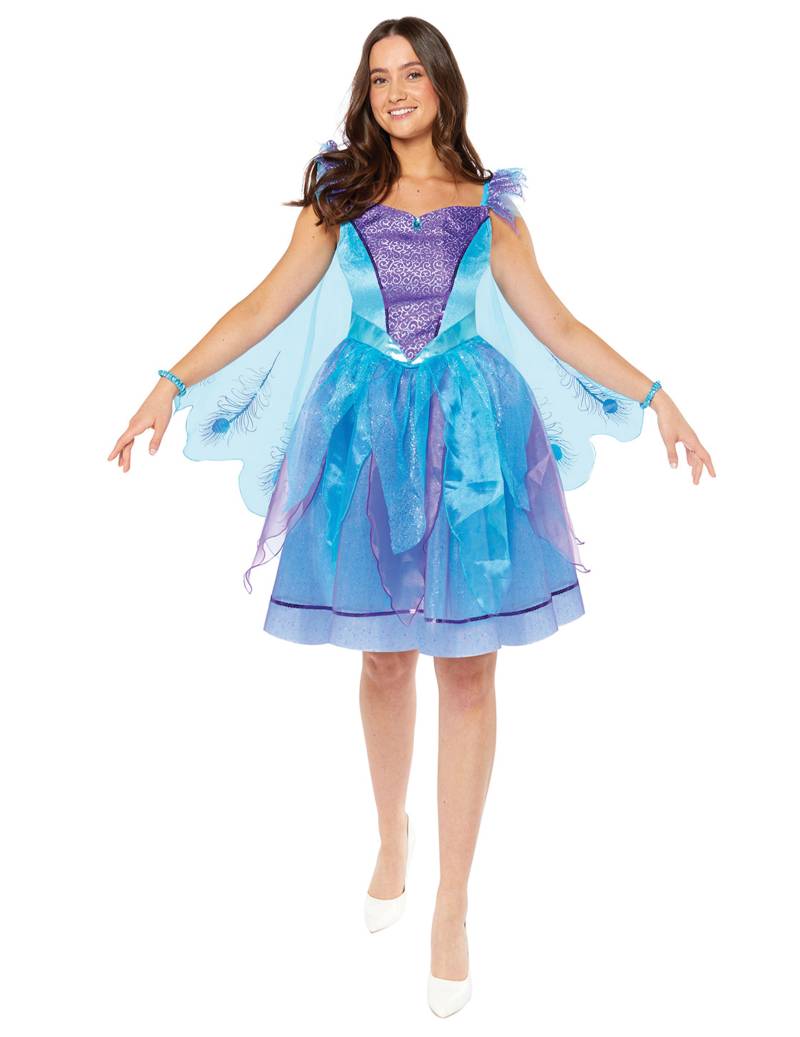 Pfau Damenkostüm Elegant blau-lila von RIETHMULLER