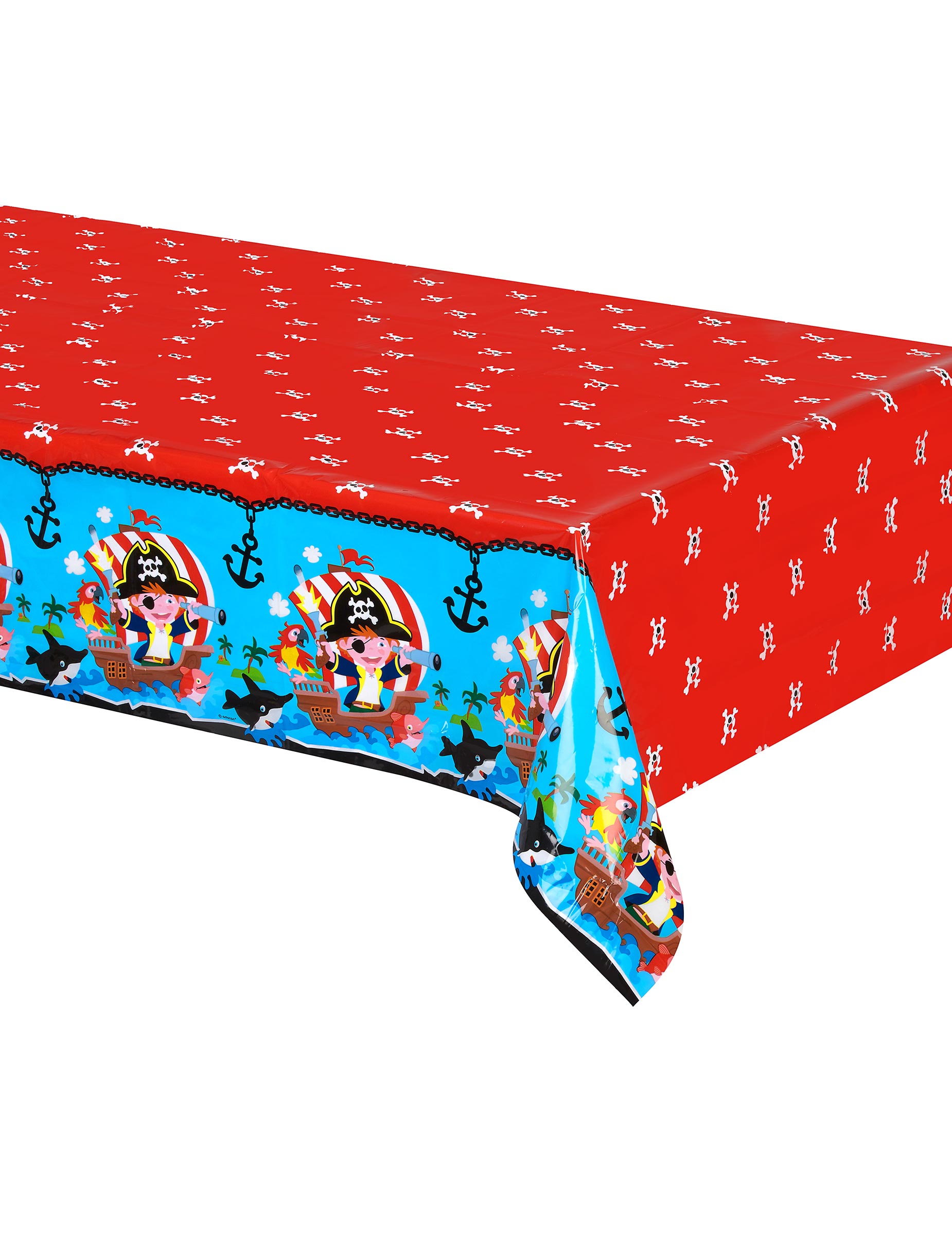 Piraten-Tischdecke aus Kunststoff 120 x 180 cm für Kindergeburtstage Piraten-Tischdecke aus Kunststoff 120 x 180 cm für Kindergeburtstage von RIETHMULLER