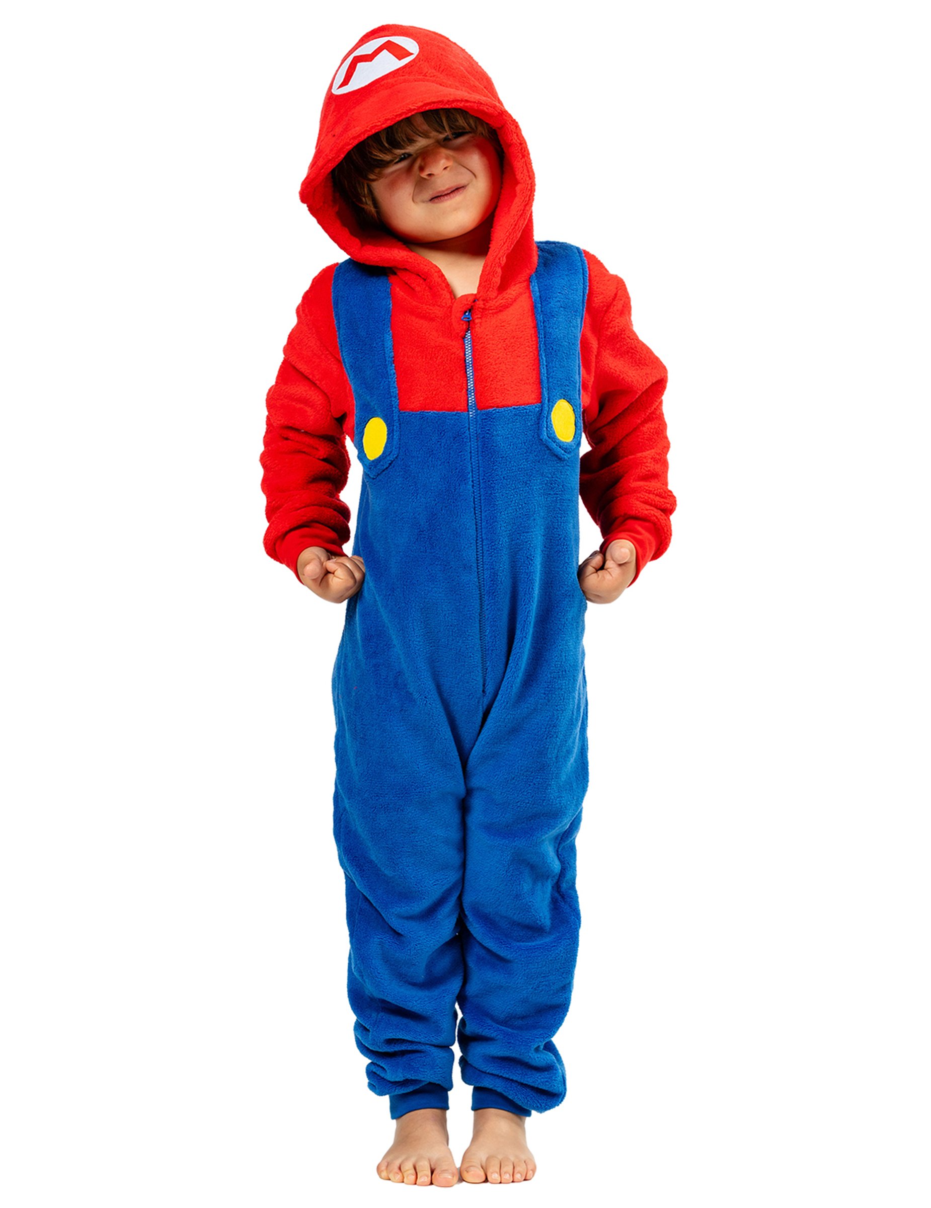 Super Mario Kinderkostüm Mario + Luigi rot-blau von RIETHMULLER