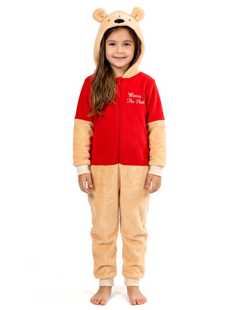 Winnie l'Ourson Kinder-Overall rot-beige von RIETHMULLER