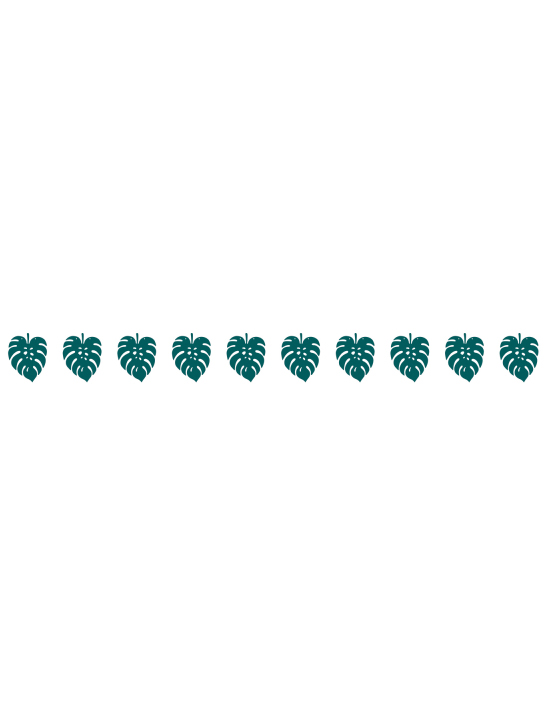 tropische Pappgirlande 200 cm x 15 cm tropische Pappgirlande 200 cm x 15 cm von RIETHMULLER