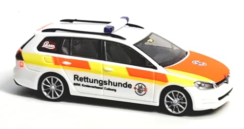RIETZE 53324 - Volkswagen Golf 7 Variant Rettungshundestaffel Coburg - 1:87 von RIETZE