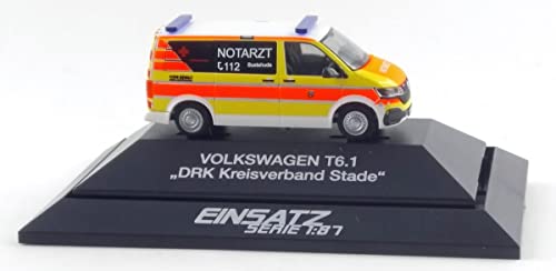 RIETZE 53841 - Volkswagen T6.1 DRK Buxtehude - 1:87 - Einsatzserie RIETZE 53841 - Volkswagen T6.1 DRK Buxtehude - 1:87 - Einsatzserie von Rietze