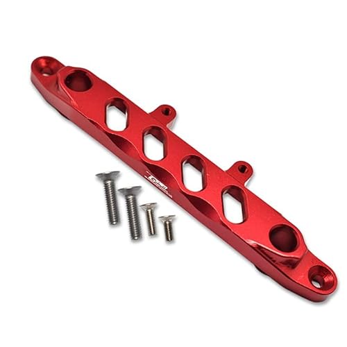 Metall-Frontrahmen-Stützsäule, Karosseriehalterung, for AXIAL SCX6 AXI05000 1/6 RC-Crawler-Auto-Upgrade-Teile (Color : Red) von RIJPEX