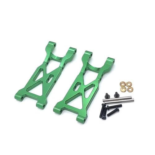 RC Auto Ersatzteile Metall Upgrade Hinterradschwinge, for Wltoys 104001 1/10 (Color : Green) von RIJPEX