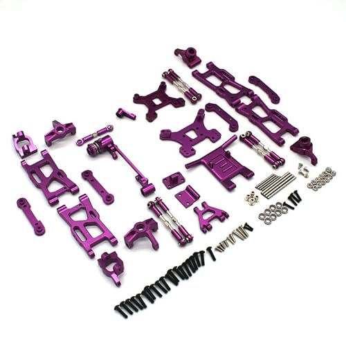 RIJPEX Aluminium-OP-Upgrade-Teile, for WL Toys 144001 144010 124018 124019 Rc-Spielzeugteile (Color : Dark Gold) von RIJPEX