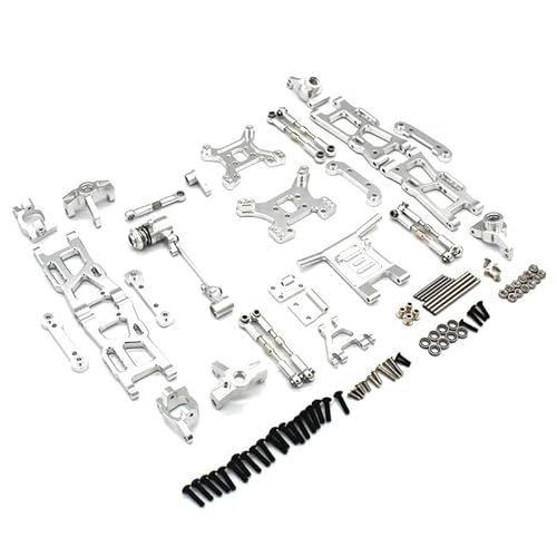 RIJPEX Aluminium-OP-Upgrade-Teile, for WL Toys 144001 144010 124018 124019 Rc-Spielzeugteile (Color : White) von RIJPEX