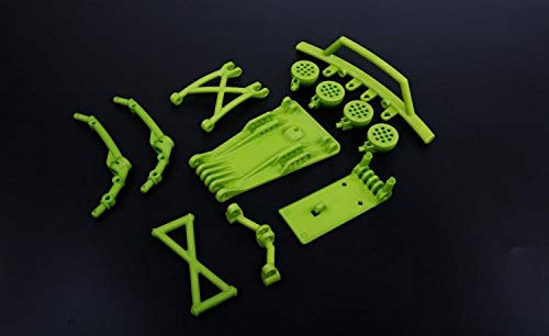 RIJPEX Frontstoßstangen-Aufprallträger-Kit, for ROVAN ROFUN KM for HPI Baja 5T (Color : Light Green) von RIJPEX