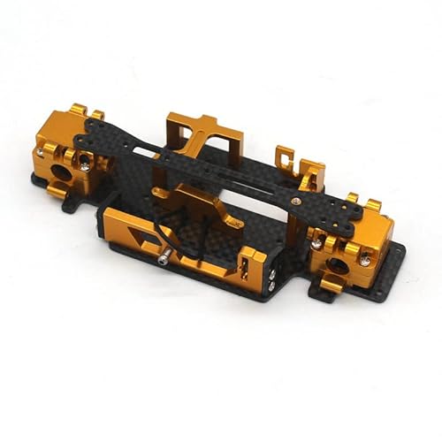 RIJPEX Getriebe + Motorhalterung + Servohalterung + Batterieplatte + Chassis, for WLtoys 1/28 P929 P939 K969 K979 K989 K999 Rc Spielzeugteile (Color : A) von RIJPEX