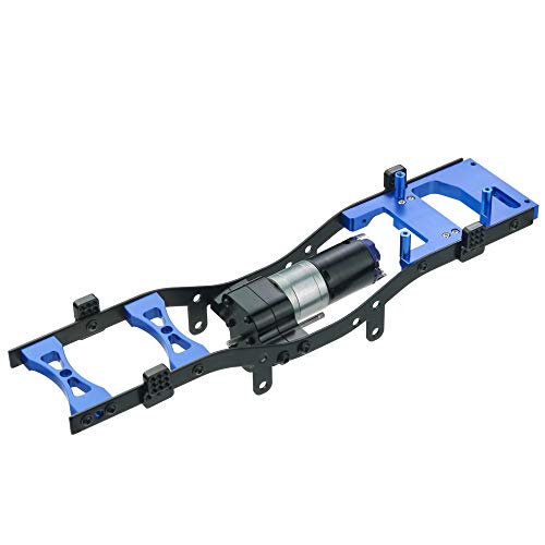 RIJPEX Metall-RC-Karosserie-Chassis-Rahmen-Kit, passend for WPL C14 C24 1/16 Auto-LKW-Auto-Ersatzteile Radstand Shell-Rahmen zusammenbauen (Color : Blue) von RIJPEX