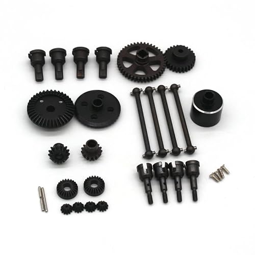 RIJPEX Metall-Stahl-Differenzialgetriebe-Kit, for WL 1/18 184011 A959-B A969-B A979-B K929-B Rc Spielzeugteile (Color : 150) von RIJPEX