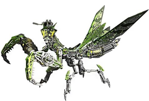 RIKCAT 3D-Puzzle-Modellset aus Metall für Erwachsene, 1109-teiliges 3D-mechanisches Gottesanbeterin-Modell aus Metall, mechanisches Insektentiermodell aus Edelstahl zum Selbermachen B RIKCAT 3D-Puzzle-Modellset aus Metall für Erwachsene, 1109-teiliges 3D-mechanisches Gottesanbeterin-Modell aus Metall, mechanisches Insektentiermodell aus Edelstahl zum Selbermachen B von RIKCAT