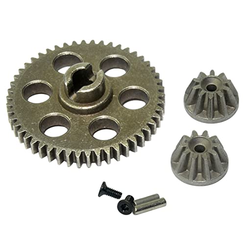 RIKEL Metallstirnrad und Antriebsrad für HBX 901 901A 903 903A 905 905A 1/12 RC Car Upgrades Teile Ersatzteile ZubehöR RIKEL Metallstirnrad und Antriebsrad für HBX 901 901A 903 903A 905 905A 1/12 RC Car Upgrades Teile Ersatzteile ZubehöR von RIKEL