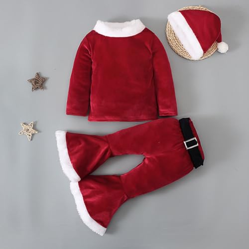 RIKEL Weihnachtsmann-KostüM für Kleinkinder, Baby-Outfit, Kleinkind-MäDchen-Kleidungssets, Winter-Weihnachts-Cosplay-KostüM für Frauen und MäDchen 110 RIKEL Weihnachtsmann-KostüM für Kleinkinder, Baby-Outfit, Kleinkind-MäDchen-Kleidungssets, Winter-Weihnachts-Cosplay-KostüM für Frauen und MäDchen 110 von RIKEL