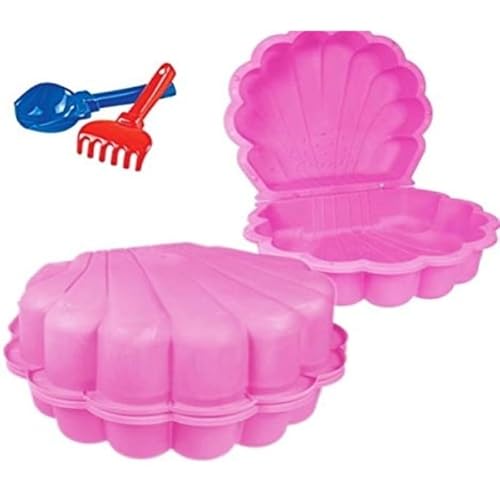 24 Sandkasten Sandmuschel Wassermuschel Planschbecken pink 2-TLG abdeckbar 24 Sandkasten Sandmuschel Wassermuschel Planschbecken pink 2-TLG abdeckbar von RILOOP