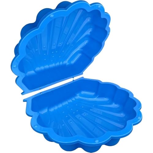 Sandkasten Sandmuschel Wassermuschel Planschbecken blau 2-TLG abdeckbar Sandkasten Sandmuschel Wassermuschel Planschbecken blau 2-TLG abdeckbar von RILOOP