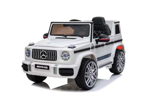Elektroauto Kinder 12V Avec Neu 2,4 GHz Fernbedienung, Weiß, Originallizenz, Batteriebetrieben, Türen öffnen, Einzelsitz, 2X Motor, 12 V Batterie, Hinterradfederung, Sanfter Start Elektroauto Kinder 12V Avec Neu 2,4 GHz Fernbedienung, Weiß, Originallizenz, Batteriebetrieben, Türen öffnen, Einzelsitz, 2X Motor, 12 V Batterie, Hinterradfederung, Sanfter Start von RIRICAR